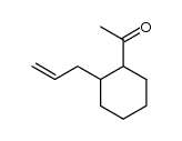 1-Acetyl-2-(2-propenyl)cyclohexane Structure