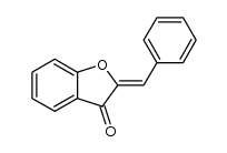 (Z)-2-benzylidene-2,3-dihydrobenzo[b]furan-3-one Structure