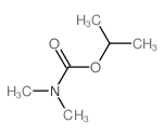 Carbamic acid, ethyl-, 1-methylethyl ester Structure
