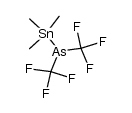 trimethylstannylbis(trifluoromethyl)arsane结构式