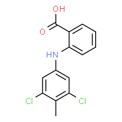 Benzoic acid,2-[(3,5-dichloro-4-methylphenyl)amino]-结构式