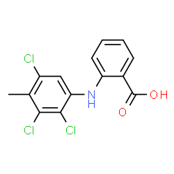 Benzoic acid,2-[(2,3,5-trichloro-4-methylphenyl)amino]- Structure