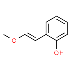 Phenol, 2-[(1E)-2-methoxyethenyl]- (9CI) Structure