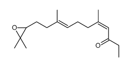 11-(3,3-dimethyloxiran-2-yl)-5,9-dimethylundeca-4,8-dien-3-one结构式