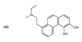 8-[2-[ethyl(methyl)amino]ethyl]phenanthrene-3,4-diol,hydrobromide结构式