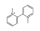 1-methyl-2-(1-methylpyridin-1-ium-2-yl)pyridin-1-ium Structure