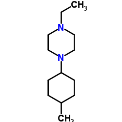 1-Ethyl-4-(4-methylcyclohexyl)piperazine Structure