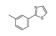 2-(3-甲苯基)噻唑结构式