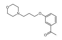1-[3-(3-morpholin-4-ylpropoxy)phenyl]ethanone Structure