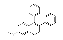 7-methoxy-3,4-diphenyl-1,2-dihydronaphthalene Structure