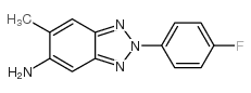 2-(4-fluorophenyl)-6-methylbenzotriazol-5-amine structure