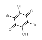 2,5-Cyclohexadiene-1,4-dione,2,5-dibromo-3,6-dihydroxy- structure