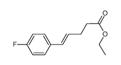 5-(4-fluorophenyl)-pent-4-enoic acid ethyl ester Structure