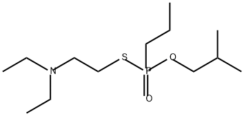 Phosphonothioic acid, propyl-, S-[2-(diethylamino)ethyl] O-(2-methylpropyl) ester (9CI)结构式