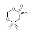 1,5,2,4-dioxadithiane 2,2,4,4-tetraoxide Structure