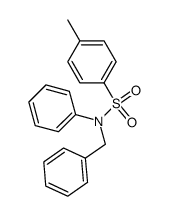 N-benzyl-4-methyl-N-phenylbenzenesulfonamide结构式