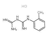 Imidodicarbonimidicdiamide, N-(2-methylphenyl)-, hydrochloride (1:1)结构式