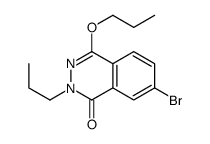 7-bromo-4-propoxy-2-propylphthalazin-1-one Structure