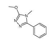 3-methoxy-4-methyl-5-phenyl-1,2,4-triazole结构式