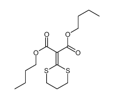 dibutyl 2-(1,3-dithian-2-ylidene)propanedioate Structure