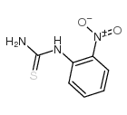 N-(2-硝基苯基)硫脲结构式