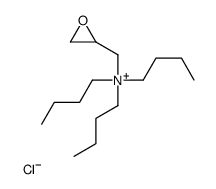 tributyl(oxiran-2-ylmethyl)azanium,chloride Structure