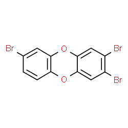 2,3,7-tribromobenzo-4-dioxin Structure