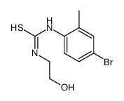 1-(4-bromo-2-methylphenyl)-3-(2-hydroxyethyl)thiourea结构式