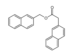 naphthalen-2-ylmethyl 2-naphthalen-2-ylacetate结构式