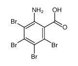 2-amino-3,4,5,6-tetrabromobenzoic acid structure