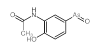 acetic acid-(5-arsenoso-2-hydroxy-anilide)结构式