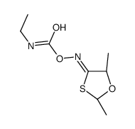 [(Z)-[(2S,5S)-2,5-dimethyl-1,3-oxathiolan-4-ylidene]amino] N-ethylcarbamate Structure
