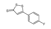 5-(4-fluorophenyl)dithiole-3-thione结构式