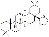 28,28-Ethylenedithio-oleana-12-ene结构式