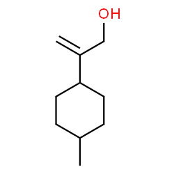 β-Methylene-4-methylcyclohexaneethanol Structure
