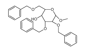 Methyl 2,3,6-tri-O-benzyl-α-D-galactopyranoside结构式