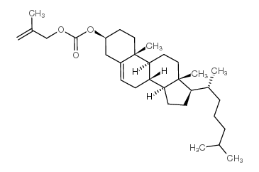 5-cholesten-3beta-ol 3-methylallylcarbonate结构式