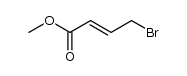 γ-bromocrotonic acid methyl ester结构式