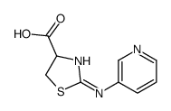 2-(pyridin-3-ylamino)-4,5-dihydro-1,3-thiazole-4-carboxylic acid Structure