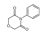 4-phenyltetrahydro-1,4-oxazine-3,5-dione Structure