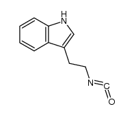 3-(2-isocyanato-ethyl)-indole结构式