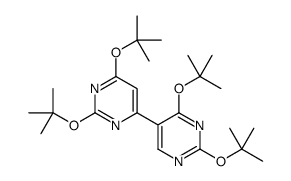 4-[2,4-bis[(2-methylpropan-2-yl)oxy]pyrimidin-5-yl]-2,6-bis[(2-methylpropan-2-yl)oxy]pyrimidine Structure