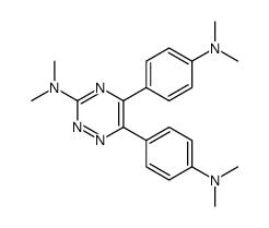 5,6-bis[4-(dimethylamino)phenyl]-N,N-dimethyl-1,2,4-triazin-3-amine Structure