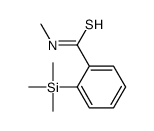 N-methyl-2-trimethylsilylbenzenecarbothioamide结构式