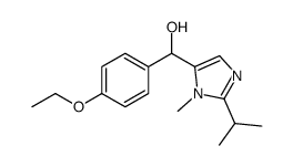 (4-ethoxyphenyl)-(3-methyl-2-propan-2-ylimidazol-4-yl)methanol结构式