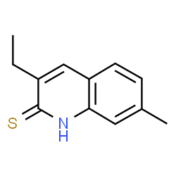 2(1H)-Quinolinethione,3-ethyl-7-methyl-(9CI)结构式
