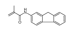 N-(9H-Fluoren-2-yl)-2-methylacrylamide Structure