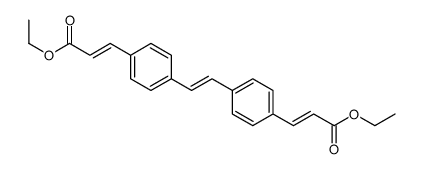 diethyl 3,3'-(vinylenedi-4,1-phenylene)bisacrylate structure