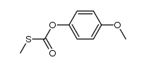 O-(4-methoxyphenyl) S-methyl carbonothioate Structure