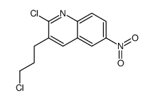 2-chloro-3-(3-chloropropyl)-6-nitroquinoline Structure